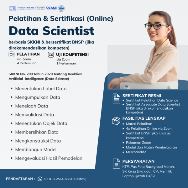 Sertifikasi BNSP Data Scientist